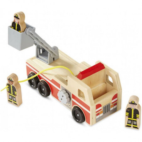 Melissa & Doug - houten brandweerauto