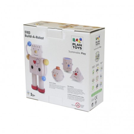 Plan Toys Build-a-Robot box