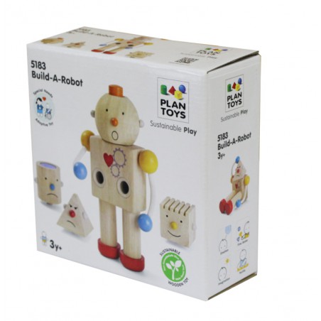 Plan Toys Build-a-Robot box