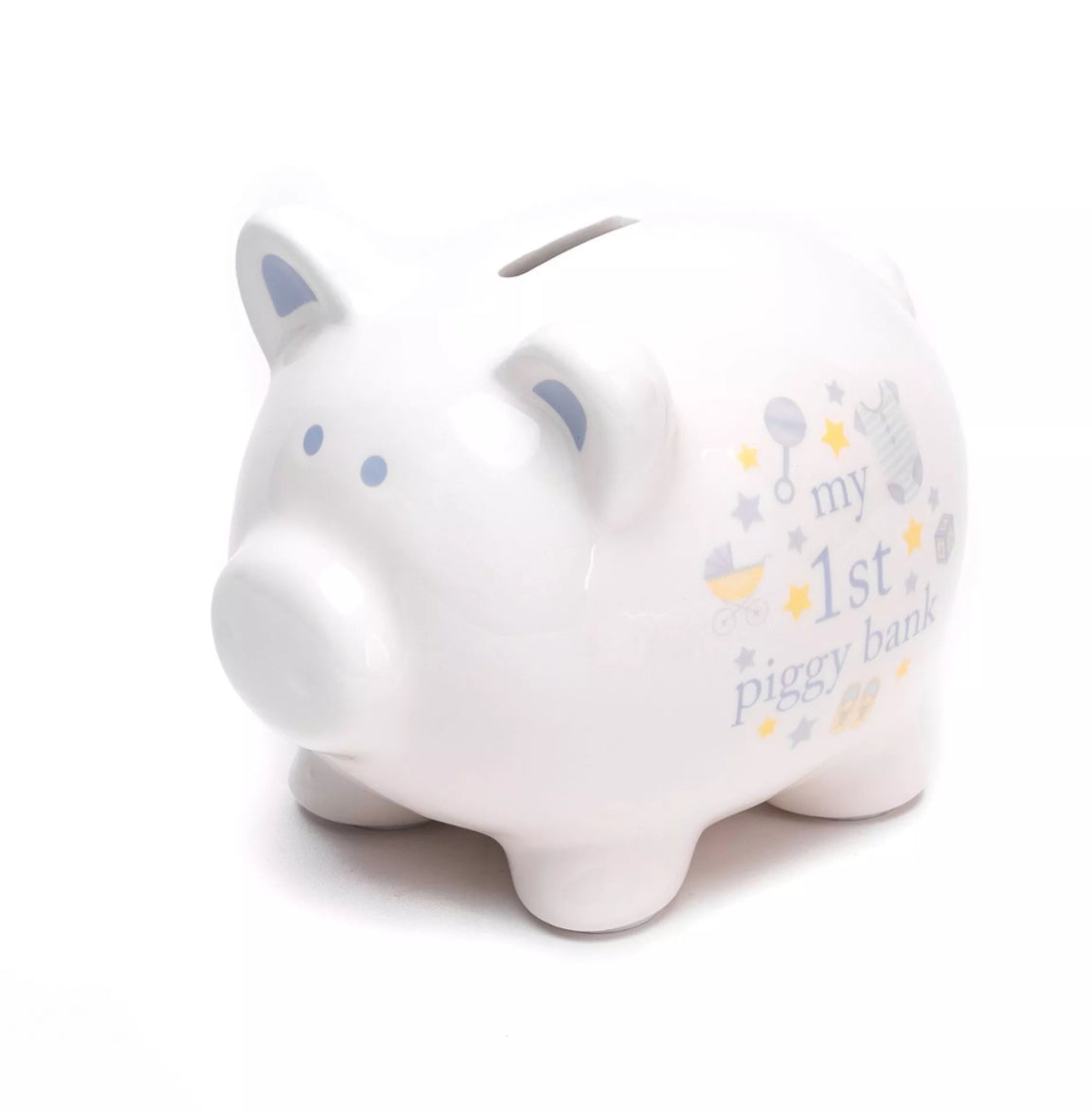 My first tooth, curl & piggy bank set – decoratief en functioneel voor de babykamer