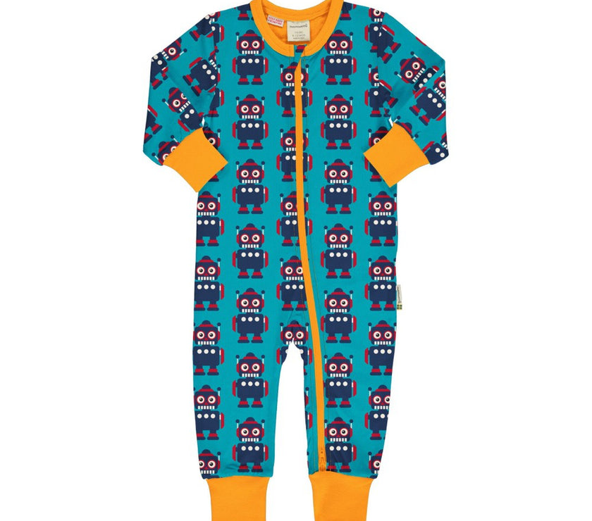 Maxomorra Classics Rompersuit Robot - boxpak