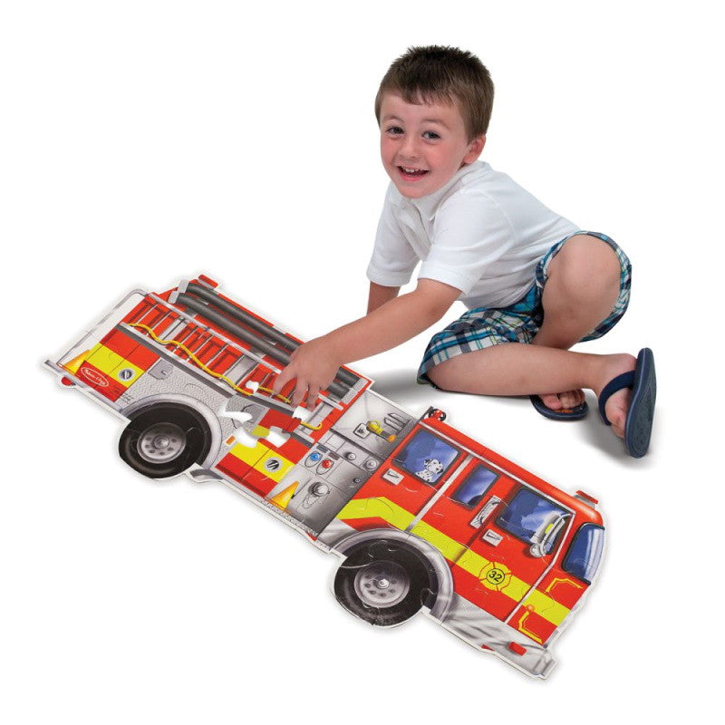 Melissa & Doug - Brandweer Vloerpuzzel 24 st.