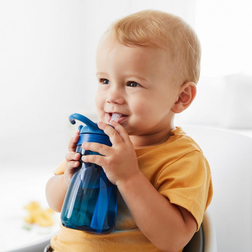 OXO Tot Adventure Water Bottle Navy - antilekbeker (350 ml)