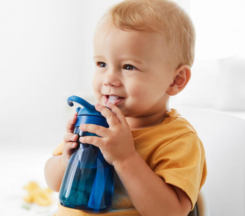 OXO Tot Adventure Water Bottle Navy - antilekbeker (350 ml)