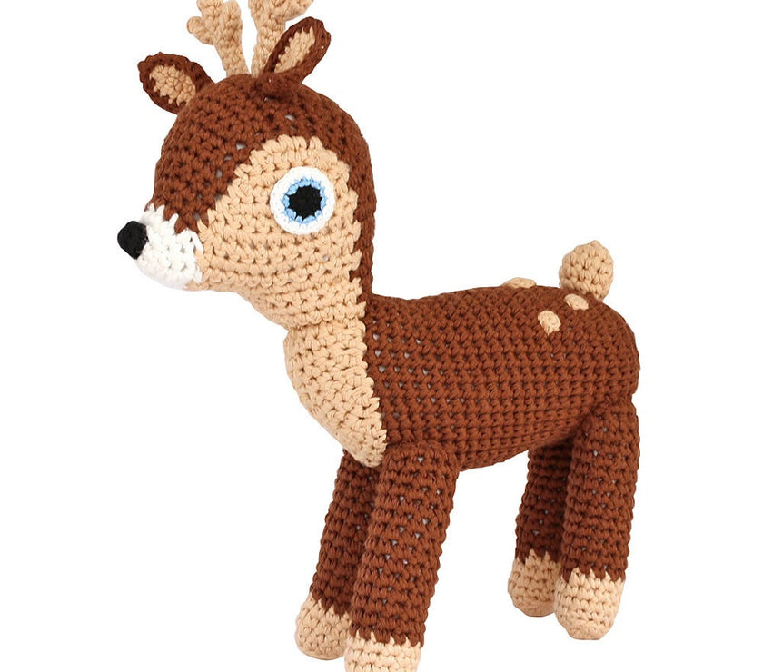 Sindibaba knuffel hert gehaakt