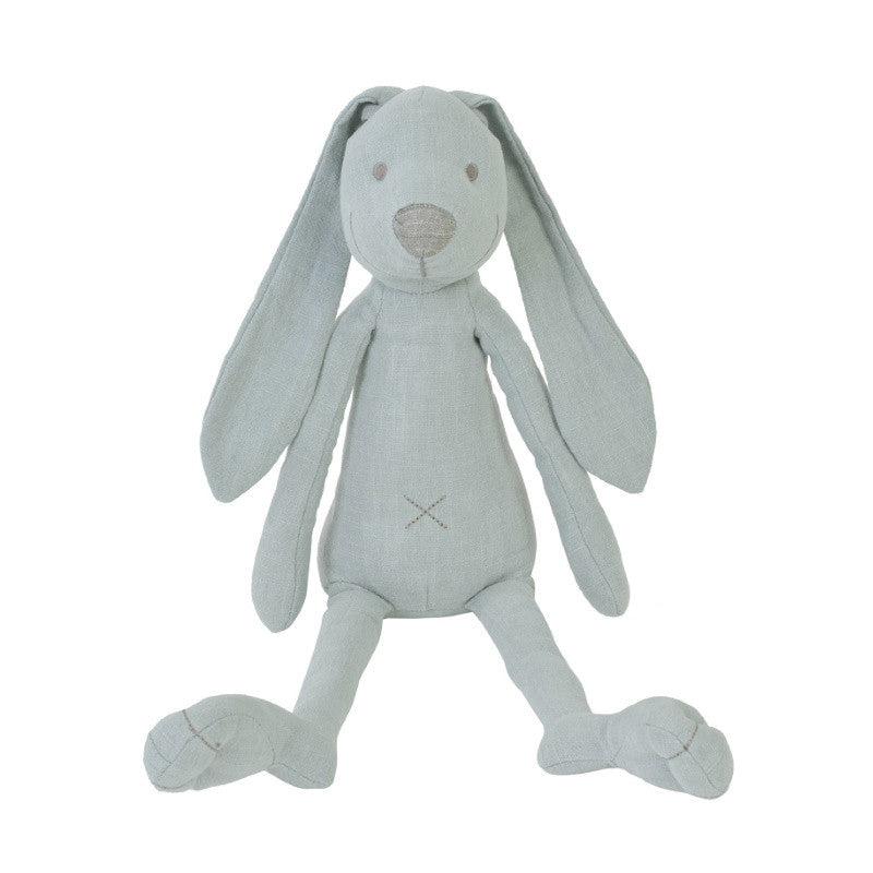 "Zachte linnen Rabbit Richie van Happy Horse – perfect kraamcadeau voor baby’s en peuters"