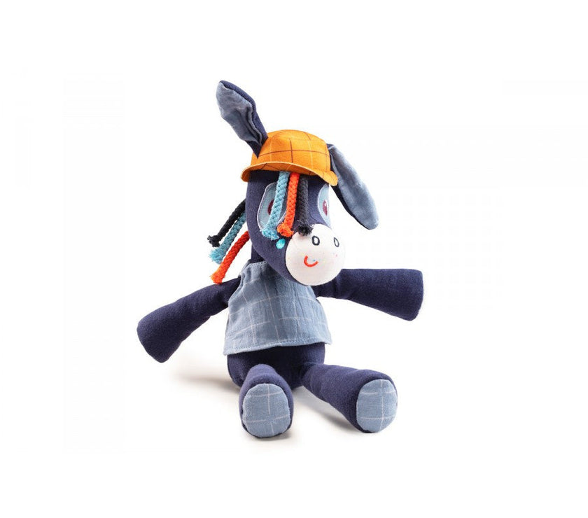 Lilliputiens knuffel Ignace het Ezeltje in geschenkdoos - eco