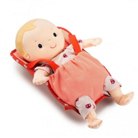 Lilliputiens Draagzak pop - rood