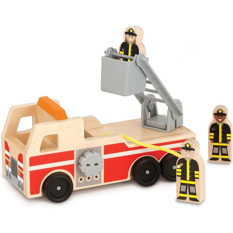 Melissa & Doug - houten brandweerauto