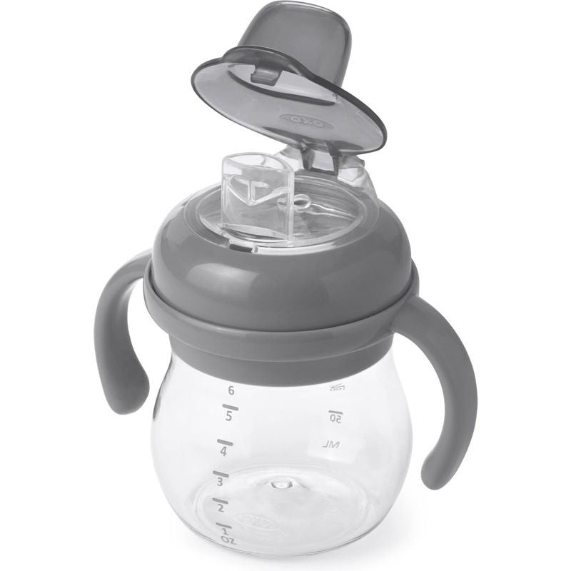 OXO Tot Transitions antilekbeker met zachte tuit Grey (150 ml)