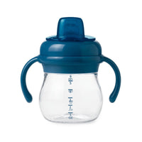 OXO Tot Transitions antilekbeker met zachte tuit Navy (150 ml)