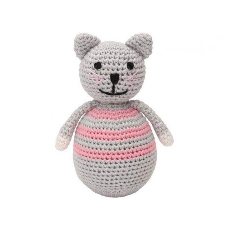 Sindibaba Tuimelaar Kat Kitty - grijs / roze
