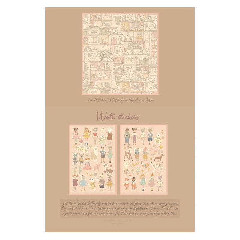Majvillan Behang Stickers Dollhouse