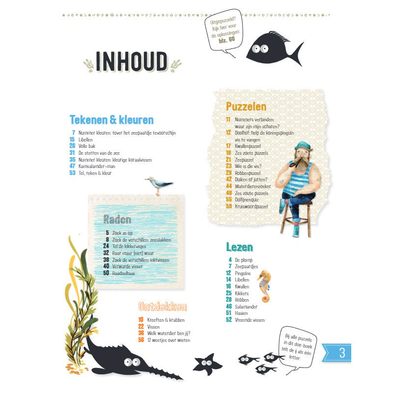 DOE-Boek Roots onderwater Inhoudsopgaven 