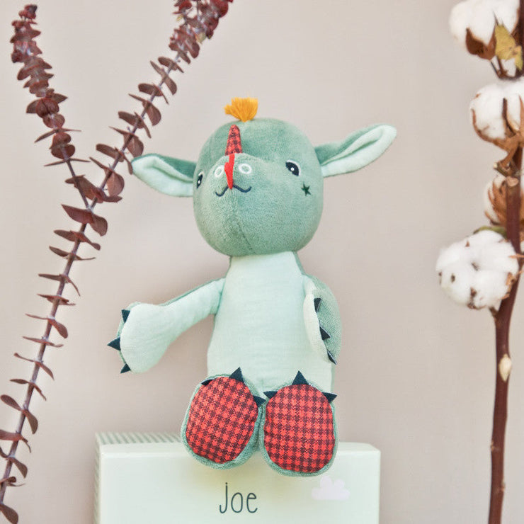 Eco-vriendelijke Lilliputiens Knuffel draakje Joe in geschenkdoos