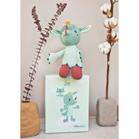 Eco-vriendelijke Lilliputiens Knuffel draakje Joe in geschenkdoos