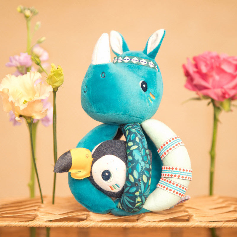 Lilliputiens Grijprammelaar neushoorn Marius