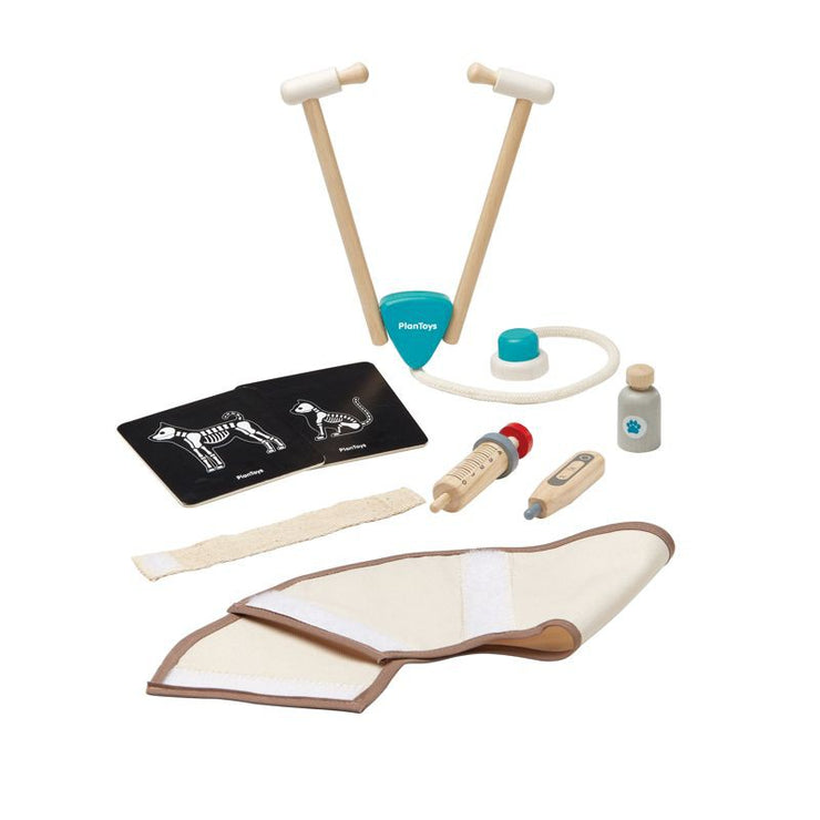 Plan Toys Dierenarts set