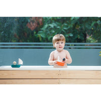 Plan Toys Houten Zeilboot met pinguïn