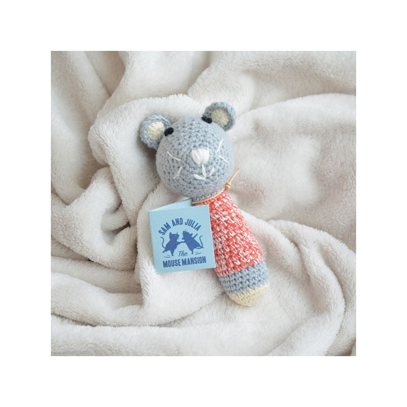 Het Muizenhuis - gehaakte rammelaar Julia