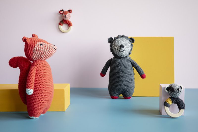 Global Affairs Gehaakte knuffel Egel - Woodland serie