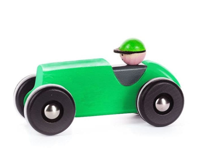 Bajo Retro Houten Auto - groen